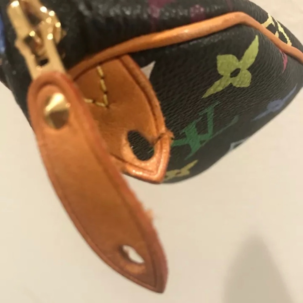 🚫SOLD🚫Louis Vuitton Mini Multicolor Speedy Black - Picture 4 of 8
